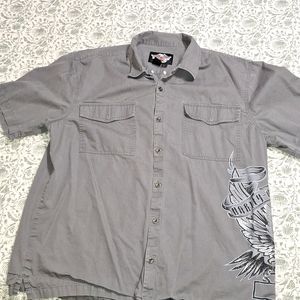Button up. XL Harley Davidson T
